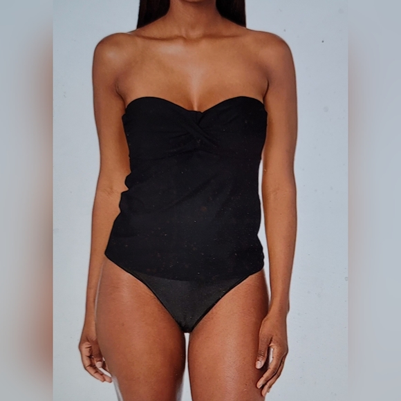 NWT CATALINA BUILT IN BRA TOP REMOVABLE STRAP SIZE LARGE - Picture 3 of 13